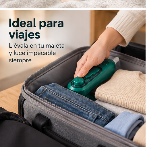 Mini Plancha de Vapor Portátil 2 en 1 - ¡Ideal para Viaje y Emergencias!