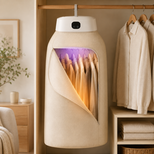 Mini Secadora Portátil de Ropa: Plegable UV