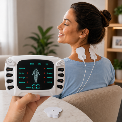 Electroestimulador Muscular Antiestrés: Sandalias + Parches