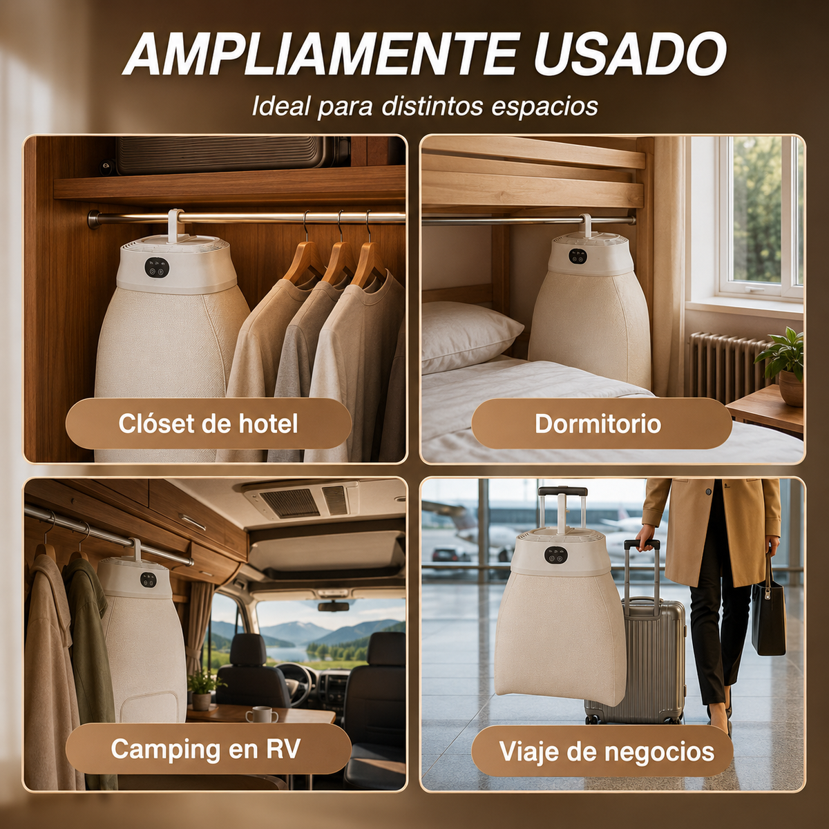Mini Secadora Portátil de Ropa: Plegable UV