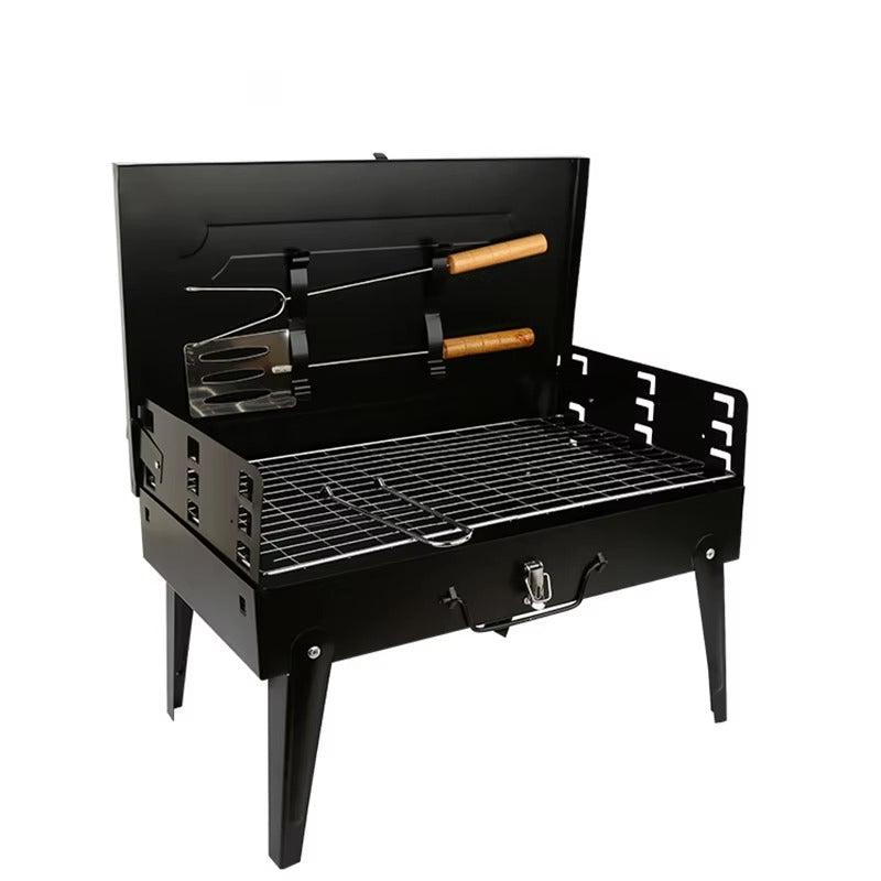 Combo Asador Portátil Plegable + Soplador Eléctrico